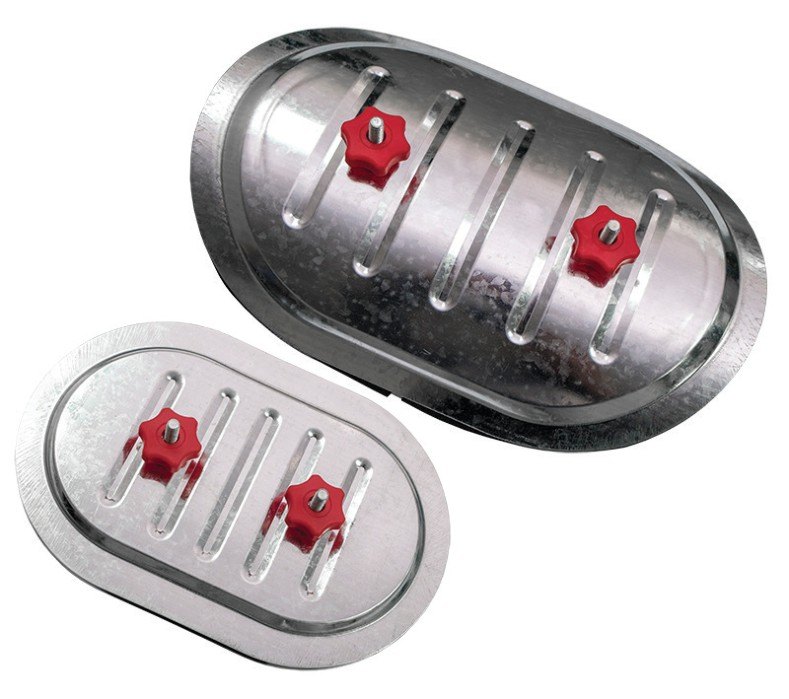Лючки накладные CAD 180*80 mm Ø100