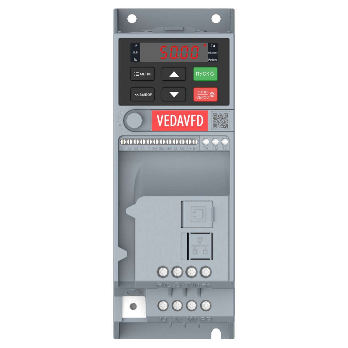 Преобразователь частотный VEDA Drive VF-51 0,75 кВт (380В,3 фазы)