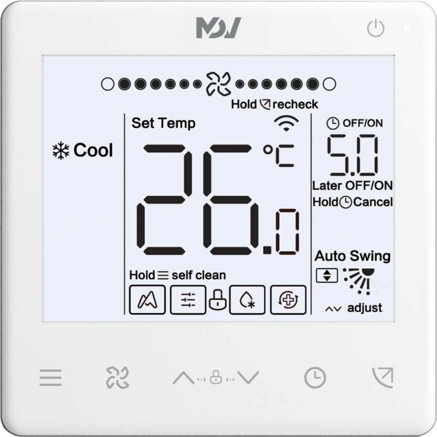 Канальный двухтрубный фанкойл MDV MDVFN-1400D3VE