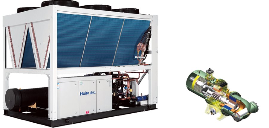 Винтовой чиллер Haier CI0660PANF с воздушным охлаждением Винтовой чиллер Haier CI0660PANF с воздушным охлаждением