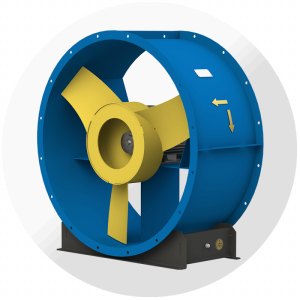 Осевой вентилятор ВО-14-320 №7,1, Ø710 мм