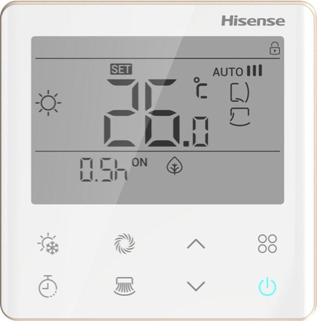 Индивидуальный проводной пульт с сенсорным управлением Hisense HYXE-VC01 Индивидуальный проводной пульт с сенсорным управлением Hisense HYXE-VC01