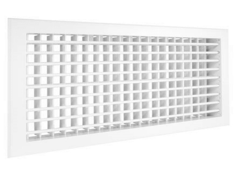 Настенная двурядная решётка ZILON 2 WA 600*150
